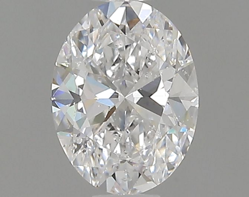 0.7 carat D-SI2 Natūralus Oval Deimantas (1)