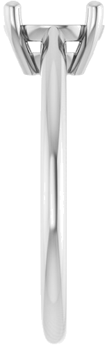 Sužadėtuvių Žiedas „Solitaire“ 14k white gold Round 7.4mm (4)