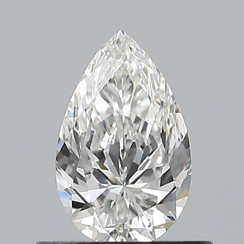 0.53 carat F-VS2 Natūralus Pear Deimantas (1)