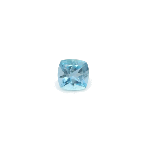 0.49 carat BLUE Cushion Aquamarine (1)