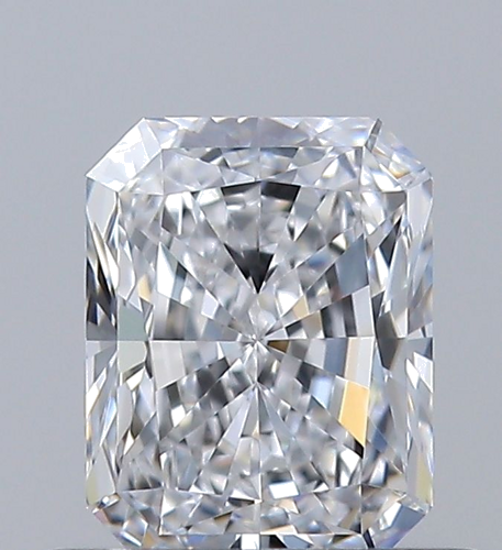 0.61 carat D-VVS2 Natūralus Radiant Deimantas (1)