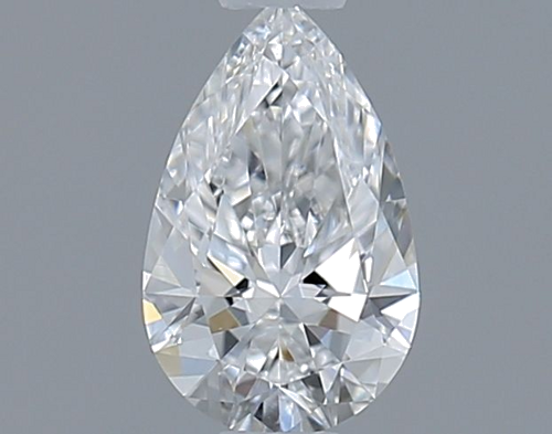 0.5 carat E-VS1 Natūralus Pear Deimantas (1)