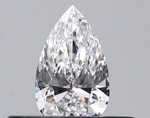 0.26 carat D-VVS2 Natūralus Pear Deimantas (1)