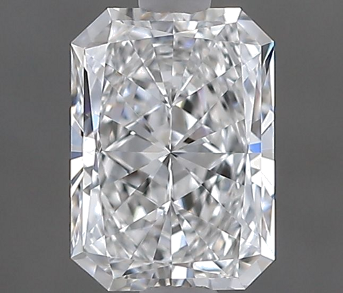 0.5 carat F-VVS1 Natūralus Radiant Deimantas (1)