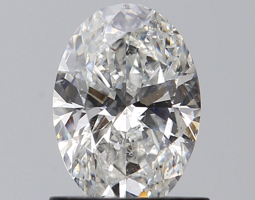 1.0 carat G-SI2 Natūralus Oval Deimantas (1)