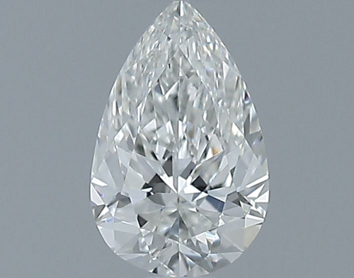 0.5 carat H-VS2 Natūralus Pear Deimantas (1)