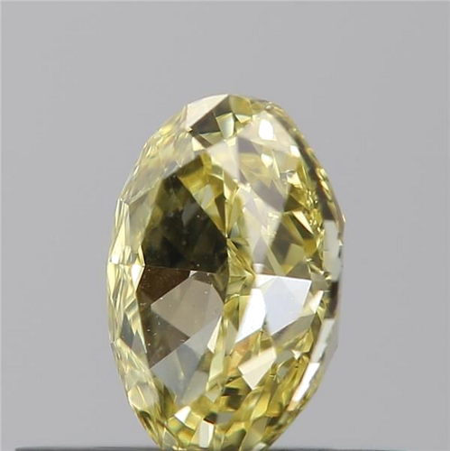 0.51 carat Fancy Intense  Yellow-SI1 Natūralus Oval Deimantas (1)