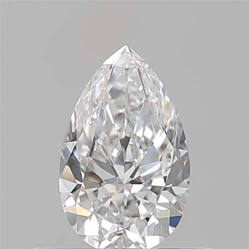 0.53 carat E-IF Natūralus Pear Deimantas (1)