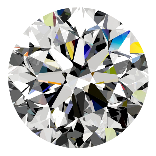 0.3 carat H-SI1 GD cut Natūralus Round Deimantas (1)