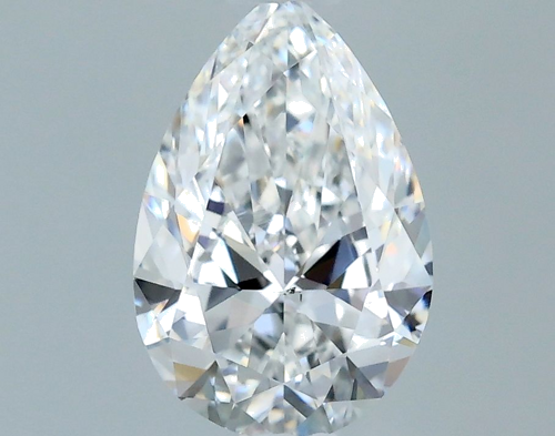 0.7 carat E-SI1 Natūralus Pear Deimantas (1)