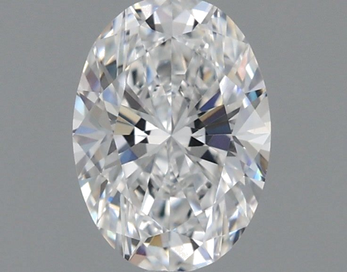 0.63 carat D-VVS2 Natūralus Oval Deimantas (1)