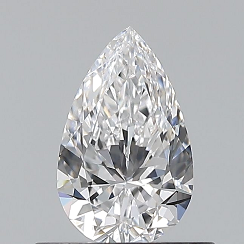 0.5 carat D-VVS2 Natūralus Pear Deimantas (1)