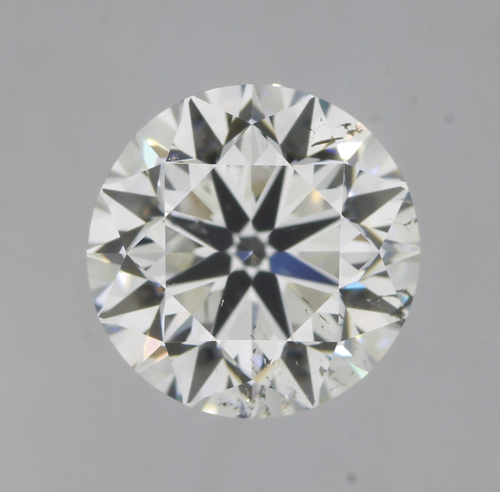 1.01 carat F-SI1 Very Good cut Natūralus Round Deimantas (1)