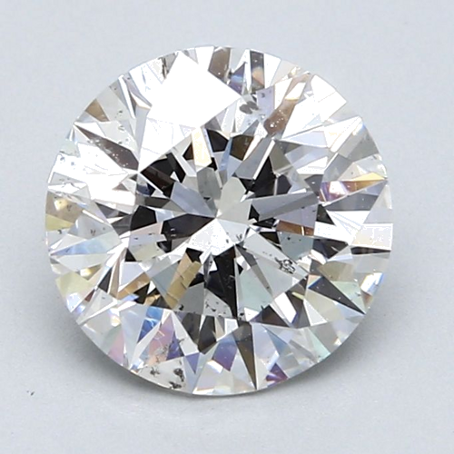 2.59 carat E-SI2 Excellent cut Natūralus Round Deimantas (1)