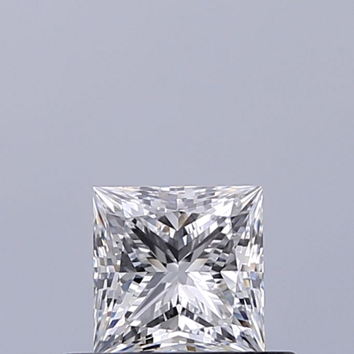 0.46 carat E-VVS1 Natūralus Princess Deimantas (1)
