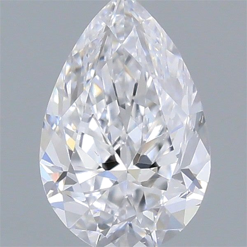 0.3 carat D-VS2 Natūralus Pear Deimantas (1)