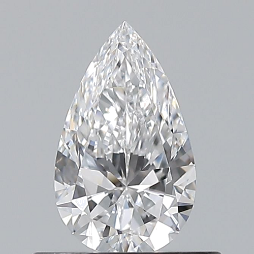0.5 carat D-VS1 Natūralus Pear Deimantas (1)