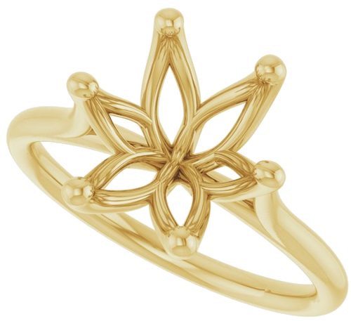 Sužadėtuvių Žiedas „Cathedral-Style Solitaire“ 14k yellow gold Oval 11mm x 9mm (5)