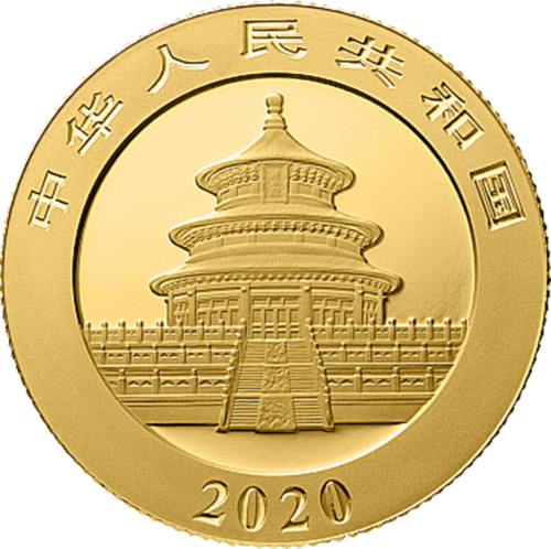 8 g Panda 2020 China 100 yuan Gold coin (2)