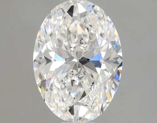 1.0 carat F-SI1 Natūralus Oval Deimantas (1)
