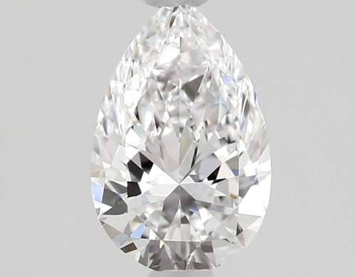 0.7 carat D-FL Natūralus Pear Deimantas (1)
