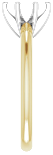 Sužadėtuvių Žiedas „Solitaire“ 585 Baltojo Ir Geltonojo Aukso Marquise 7mm x 3.5mm (4)