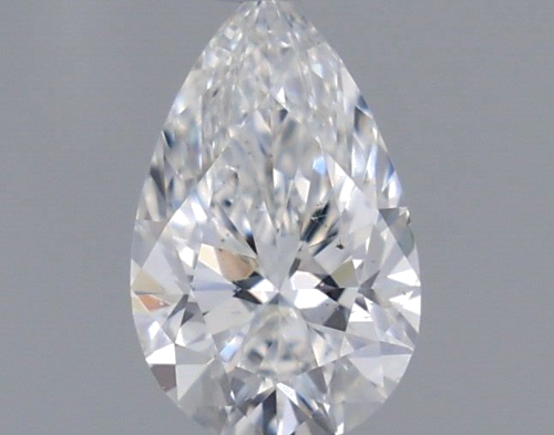 0.25 carat E-SI1 Natūralus Pear Deimantas (1)