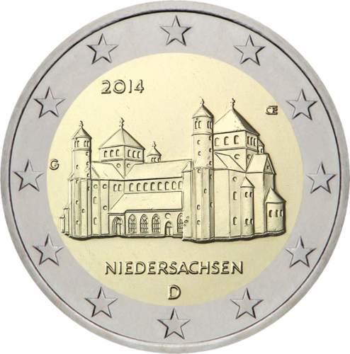2014 Germany St. Michael Church 2 euro coin (1)