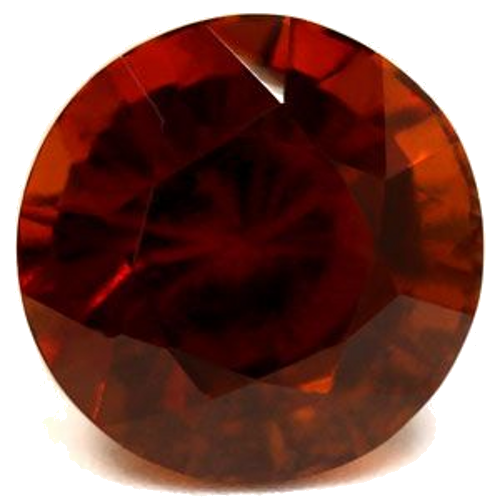 6.35 carat ORANGE Round Garnet (1)