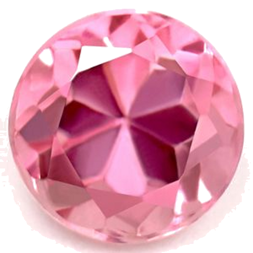 0.67 carat PINK Round Tourmaline (1)