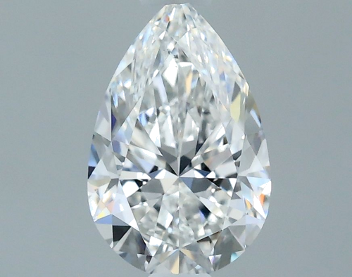 0.5 carat E-VS1 Natūralus Pear Deimantas (1)