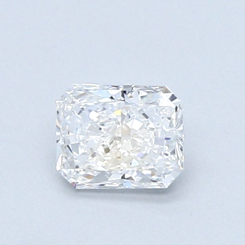 0.52 carat E-VVS1 Natūralus Radiant Deimantas (1)