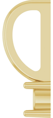 Pakabukas „Solitaire Charm“ 14k yellow gold Round 3mm (3)