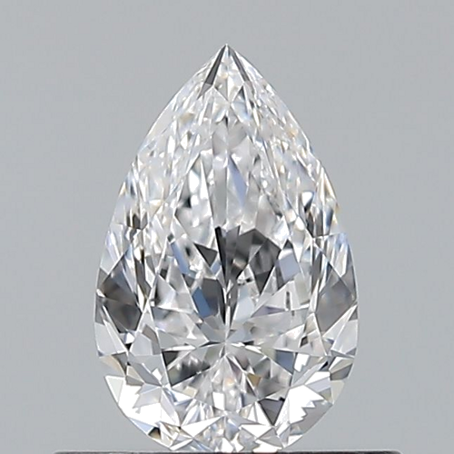 0.5 carat D-VS1 Natūralus Pear Deimantas (1)