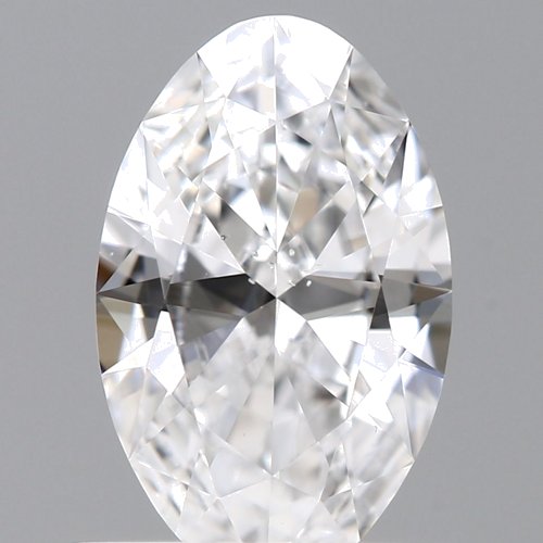 0.57 carat D-SI1 Natūralus Oval Deimantas (1)