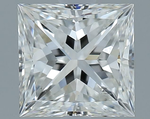 1.01 carat F-SI2 Natūralus Princess Deimantas (1)