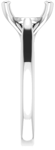 Sužadėtuvių Žiedas „Solitaire“ 950 Platinos Round 10mm (4)
