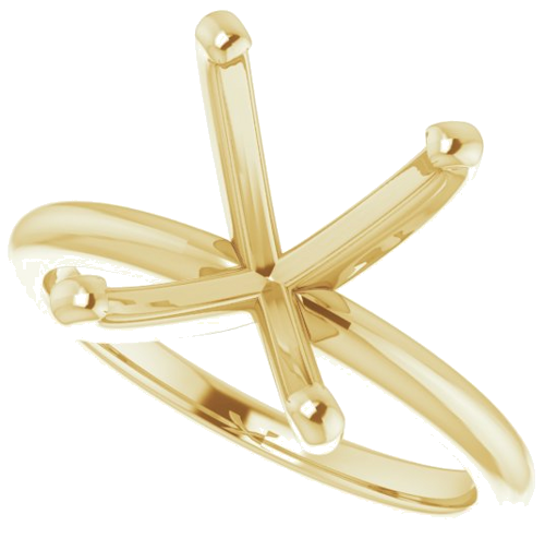 Sužadėtuvių Žiedas „Solitaire“ 585 Geltonojo Aukso Oval 14mm x 10mm (5)