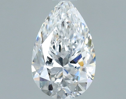 0.5 carat D-VS1 Natūralus Pear Deimantas (1)