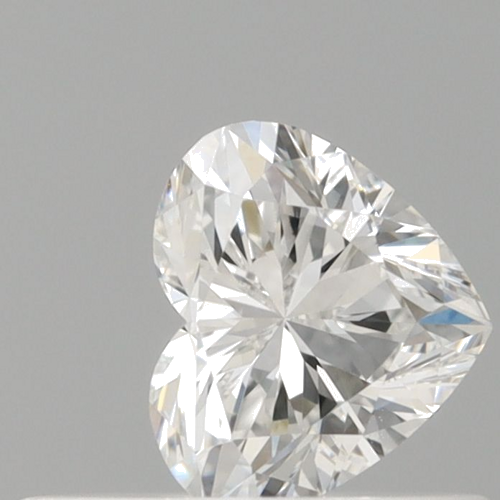 0.36 carat E-VVS1 Natūralus Heart Deimantas (1)