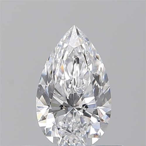 0.56 carat D-VVS1 Natūralus Pear Deimantas (1)