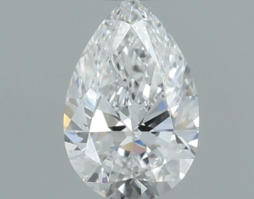 0.4 carat D-VS2 Natūralus Pear Deimantas (1)