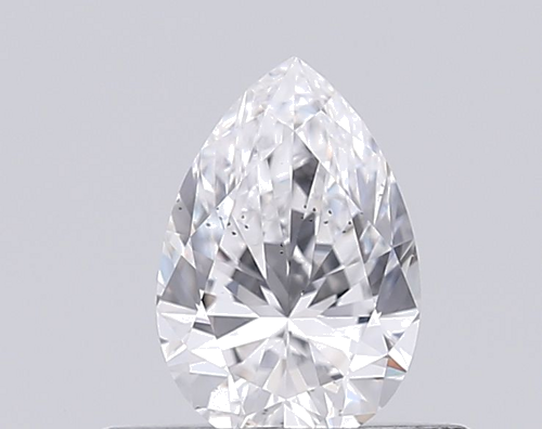 0.38 carat D-SI1 Natūralus Pear Deimantas (1)