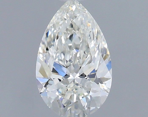 0.51 carat H-VVS2 Natūralus Pear Deimantas (1)