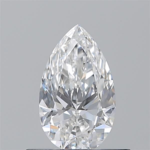 0.52 carat F-VS2 Natūralus Pear Deimantas (1)