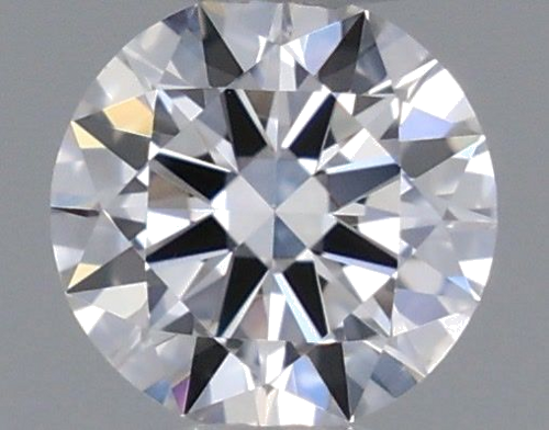 0.18 carat D-VVS1 Excellent cut Natūralus Round Deimantas (1)