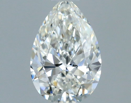 0.41 carat H-IF Natūralus Pear Deimantas (1)