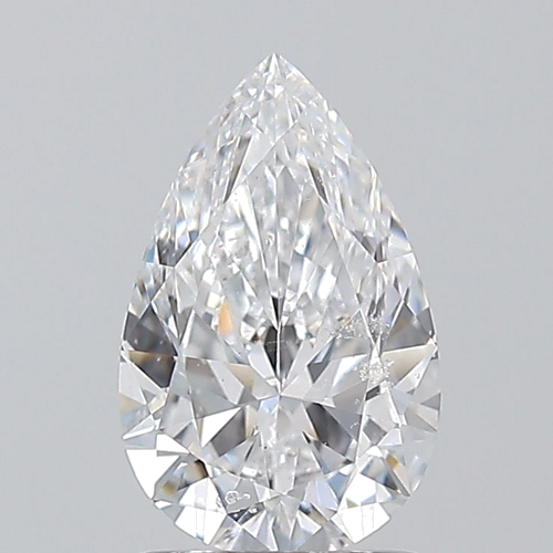 1.2 carat D-SI2 Natūralus Pear Deimantas (1)