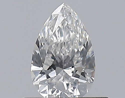 0.4 carat E-SI1 Natūralus Pear Deimantas (1)