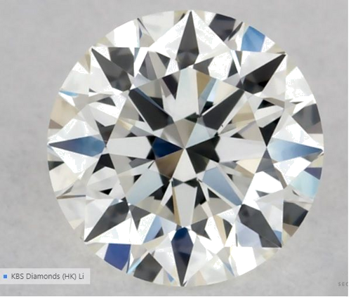 0.3 carat J-VS1 Excellent cut Natūralus Round Deimantas (1)